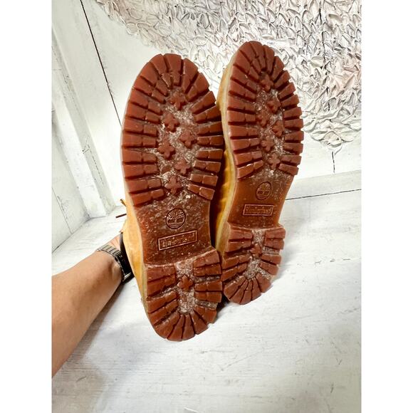 Timberland 10361 6-Inch Premium Waterproof Ankle Hiking Boots Tan Women's 7.5 - Picture 11 of 12